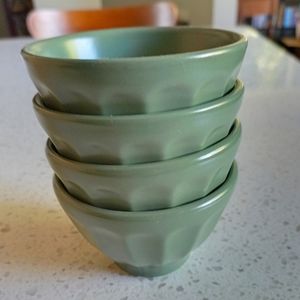 Anthropologie Matte Mini Latte Bowls